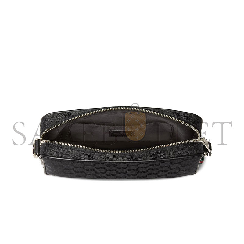 GUCCI GG CANVAS SMALL CROSSBODY BAG ‎834802 (23*15*5cm)